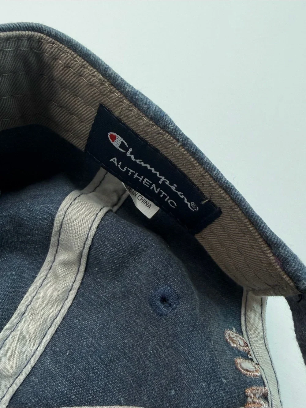 NWT Gonzaga Bulldogs Denim Chambray Adjustable Baseball Cap Hat